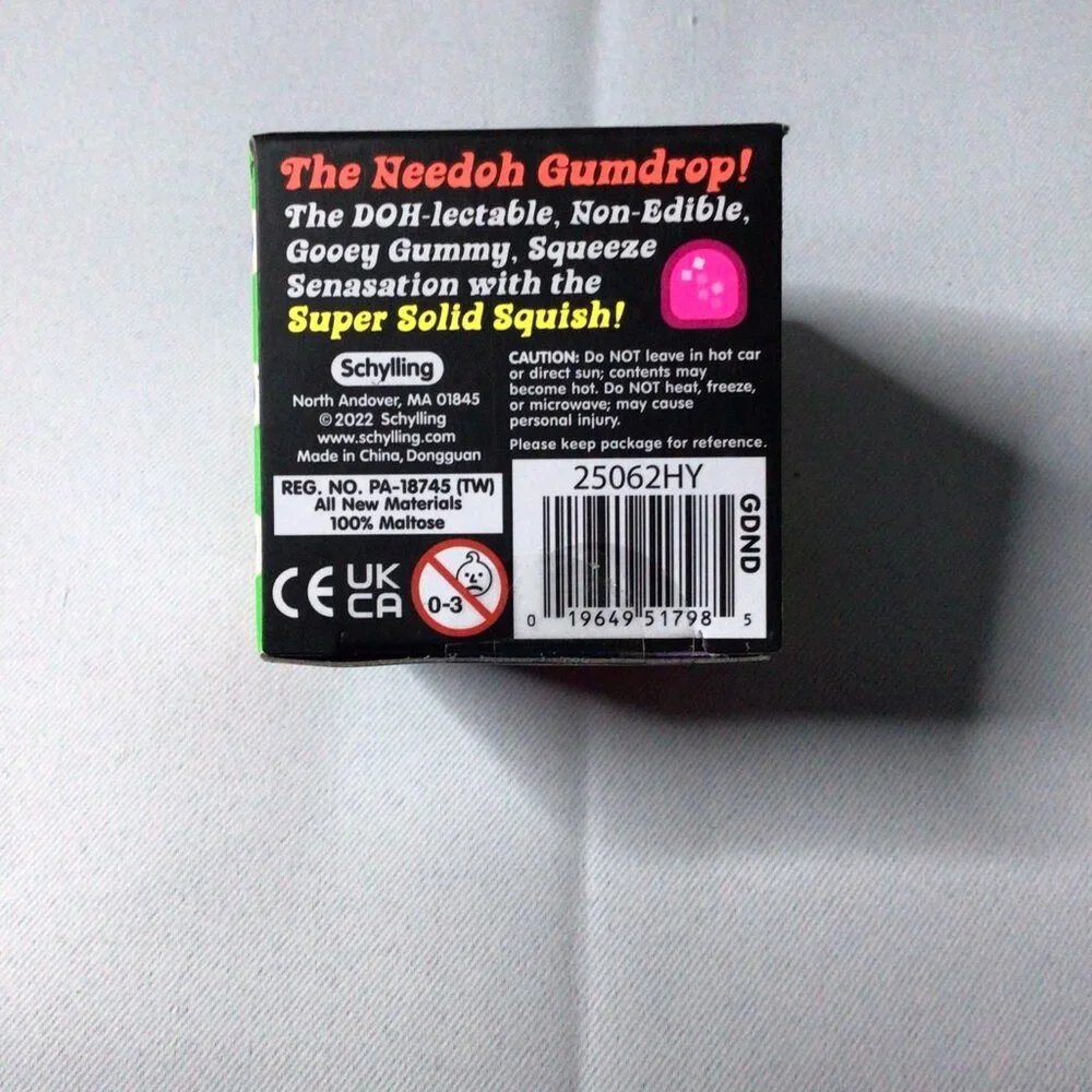Nee Doh Purple Gumdrop Textured Sensory Toy 2.25" Tall (1 Gum Drop Per Order) - Picture 4 of 4